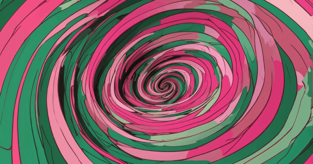 A spiral.
